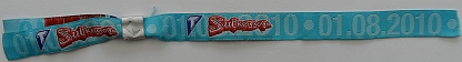 Suikerrock 2010 festival wristband as used by Casper Roos